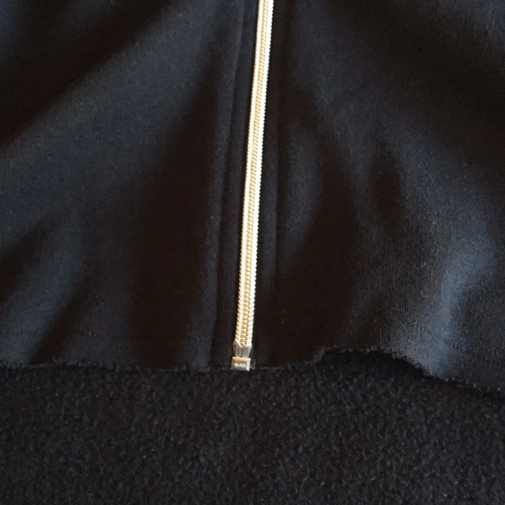 Justice black hoodie zip up jacket size‎ 7